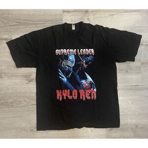 Kylo Ren/Ben Solo Star Wars Rap T-Shirt Medium By Tatooine Traders Black